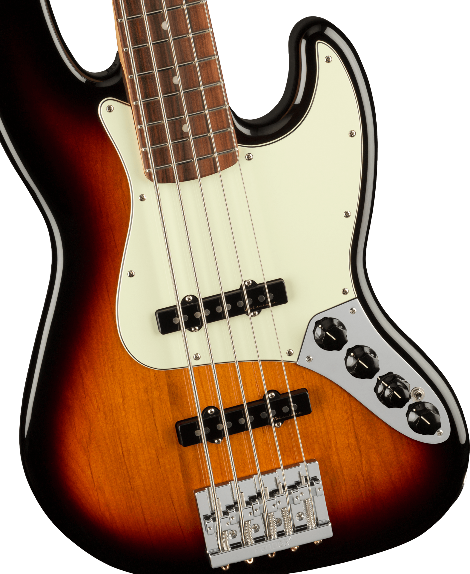 Fender Player Plus Jazz Bass Guitar V w/Pau Ferro Fretboard - 3 Tone Burst