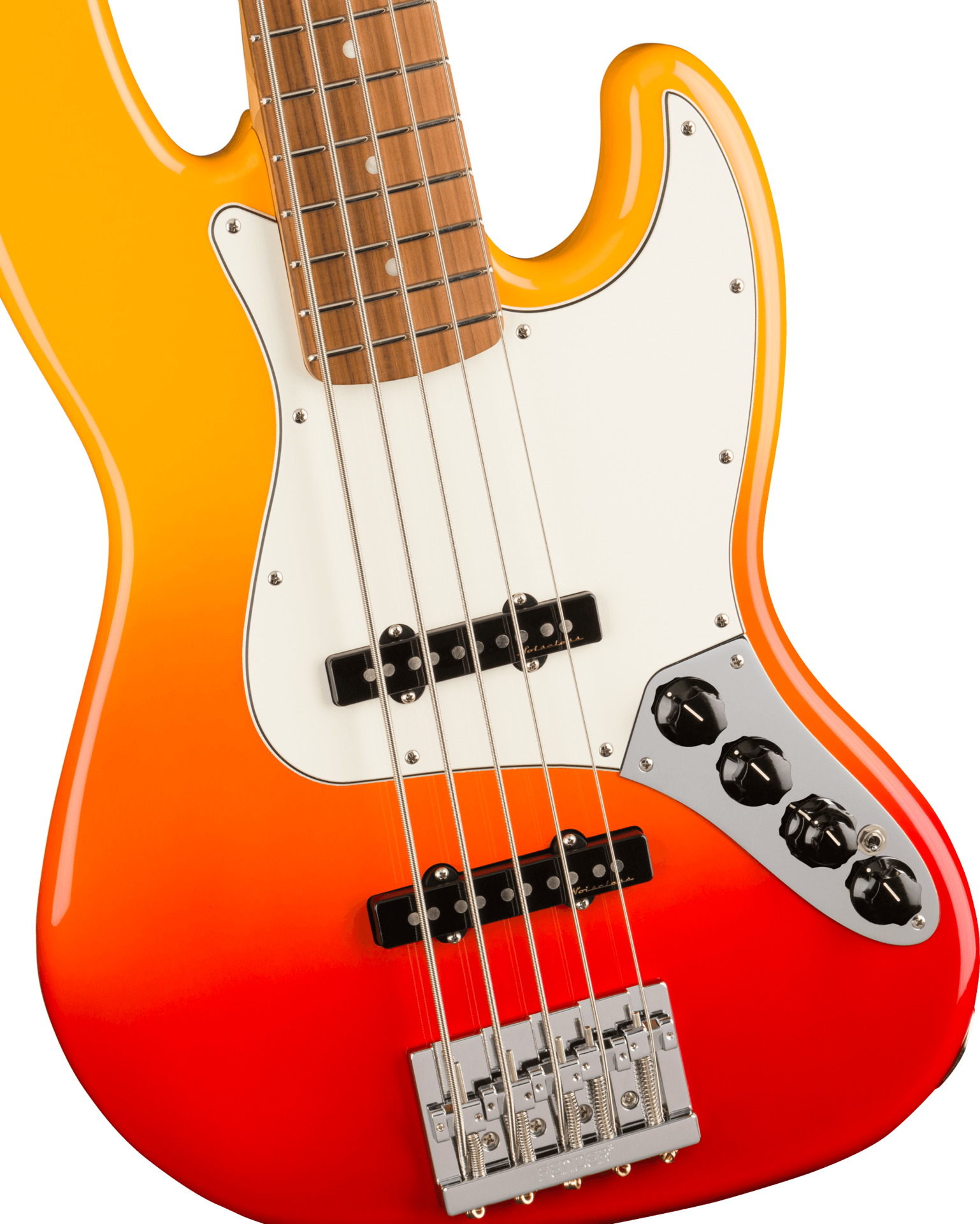 Fender Player Plus Jazz Bass Guitar V w/Pau Ferro Fretboard - Tequila Sunrise