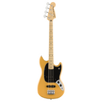 Fender LTD Mustang PJ Bass Guitar w/Maple Neck in Butterscotch Blonde