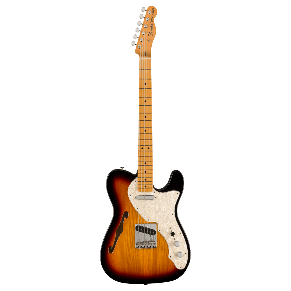 Fender Vintera II 60s Telecaster Thinline - Guitar w/Maple Neck - 3-Colour Sunburst