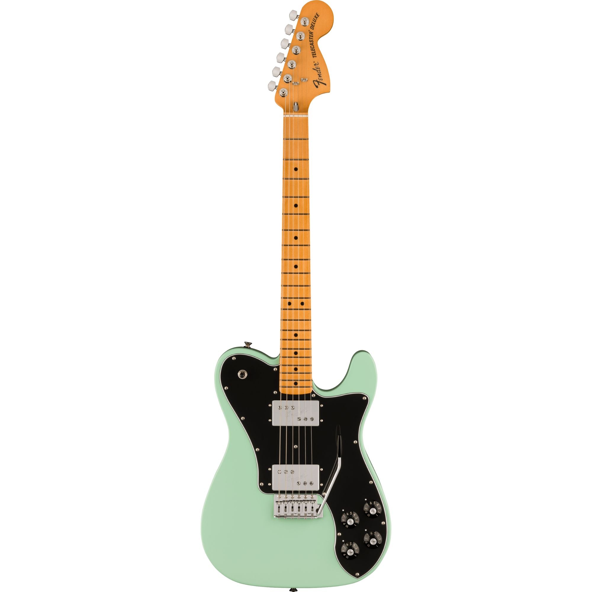 Fender Vintera II 70s Telecaster Deluxe Electric Guitar w/Maple Neck - Surf Green
