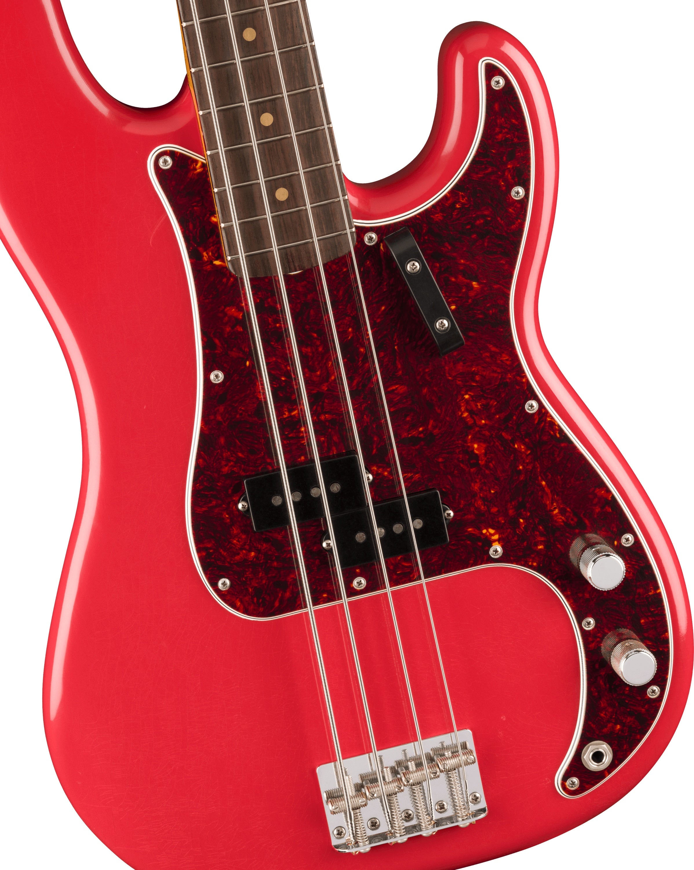 Fender Vintera II Road Worn '60s P Bass RW FB - Fiesta Red