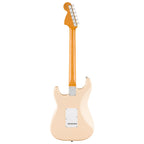 Fender Vintera III Late '60s Stratocaster electric guitar with maple fingerboard in Olympic White finish.
