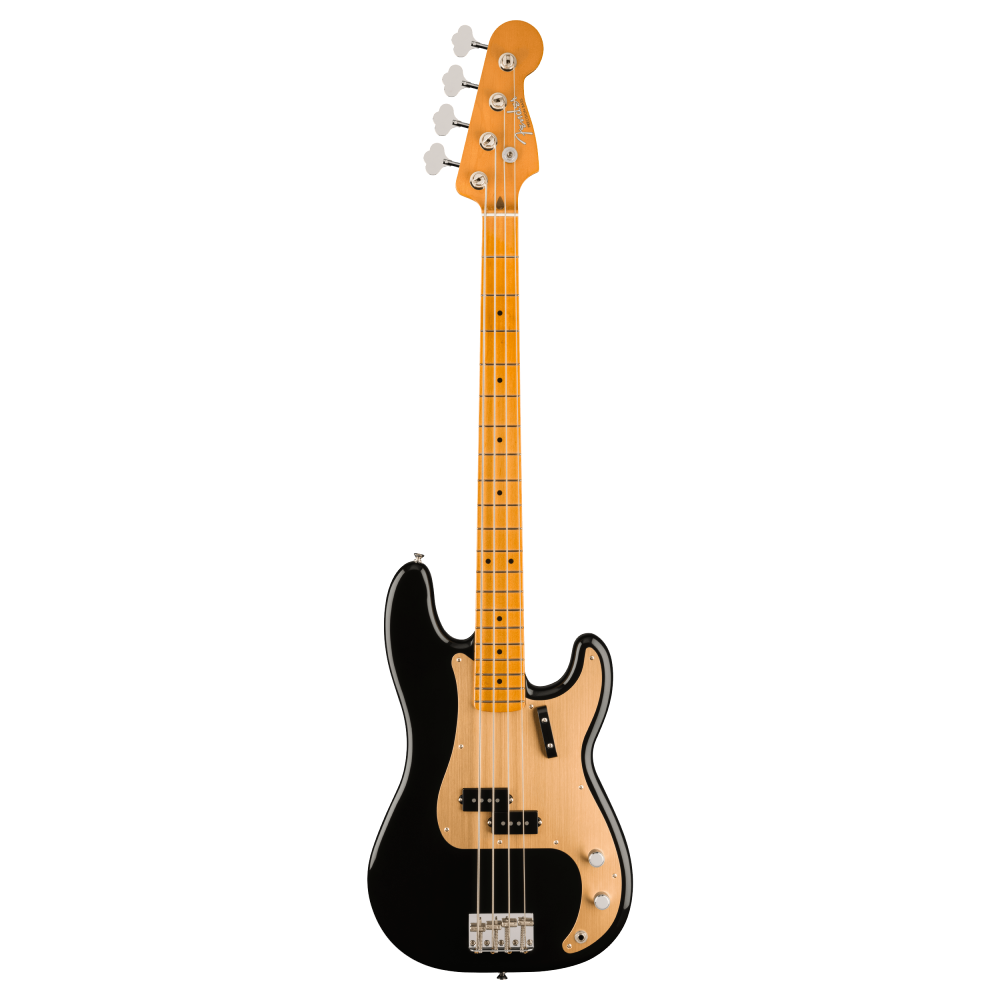 Fender Vintera II 50s Precision Bass Guitar with Maple Neck in Black