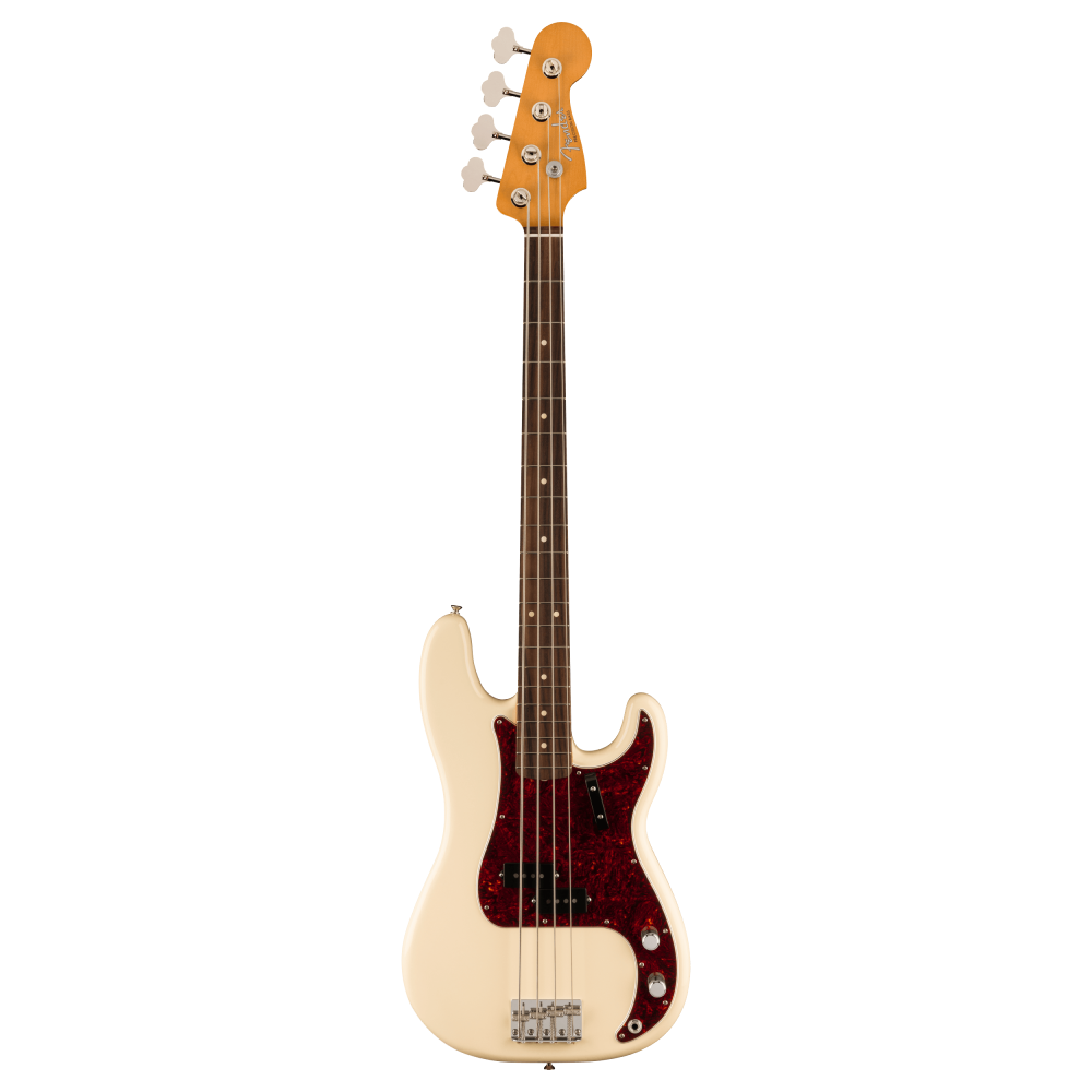 Fender Vintera II 60s Precision Bass Guitar with Rosewood Fretboard in Olympic White