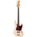 Fender Vintera III Early '60s Jazz Bass RW in Olympic White, showcasing a vintage-style electric bass guitar with rosewood fingerboard.