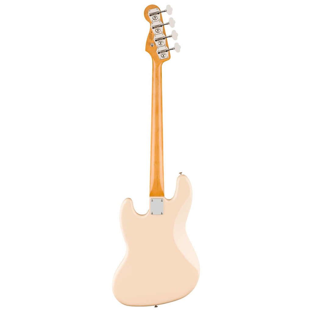 Fender Vintera III Early '60s Jazz Bass RW in Olympic White, showcasing its vintage-style bass guitar design and rosewood fingerboard.