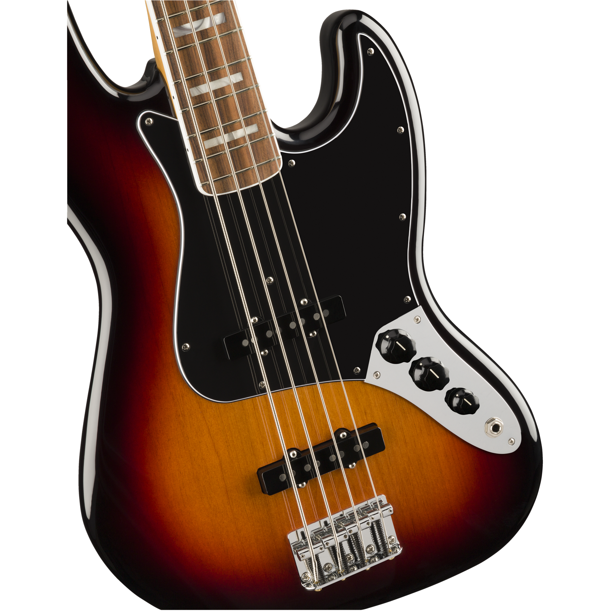 Fender Vintera 70s Jazz Bass Guitar w/Pau Ferro Fretboard - 3 Colour Burst