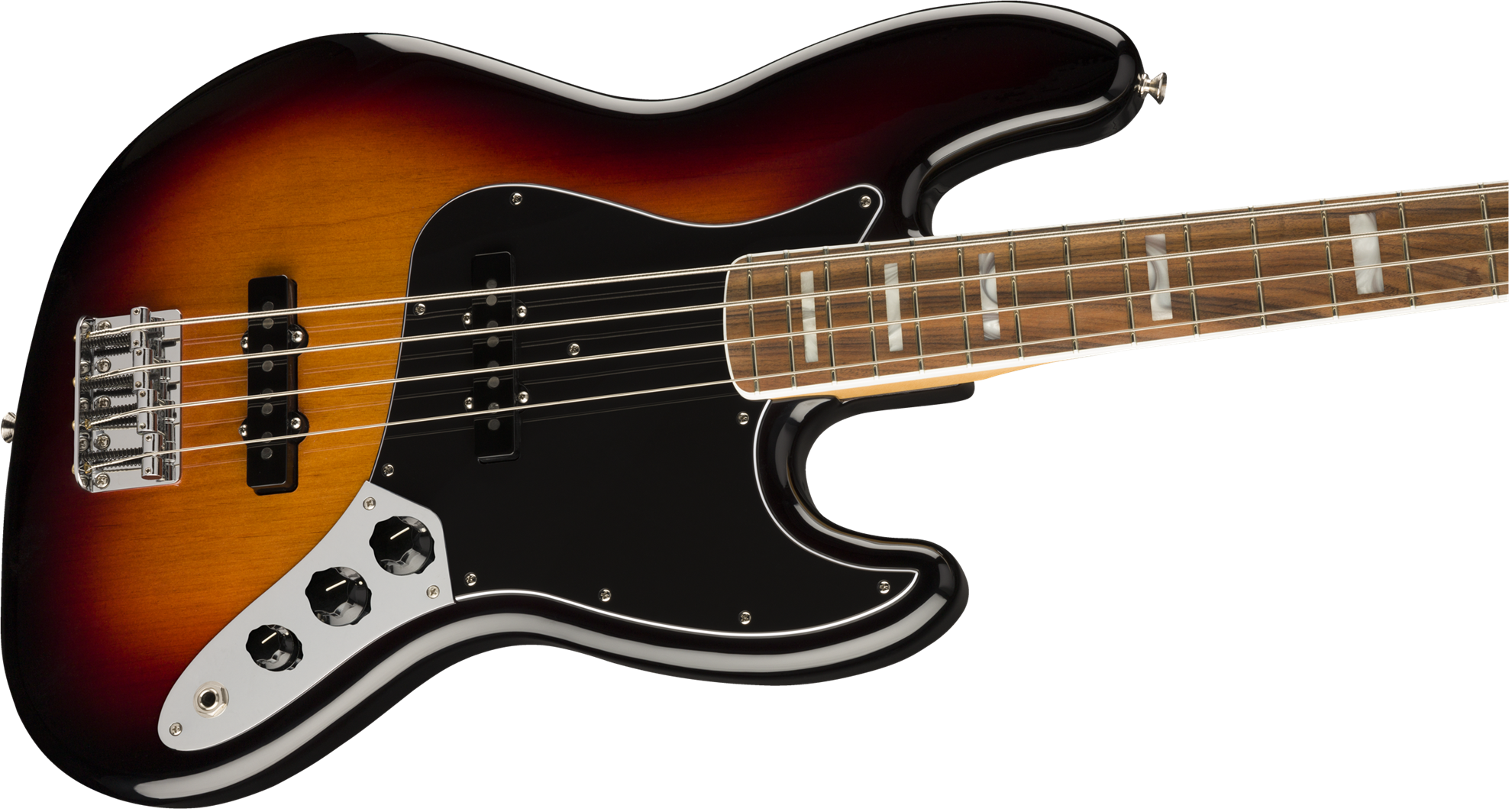 Fender Vintera 70s Jazz Bass Guitar w/Pau Ferro Fretboard - 3 Colour Burst