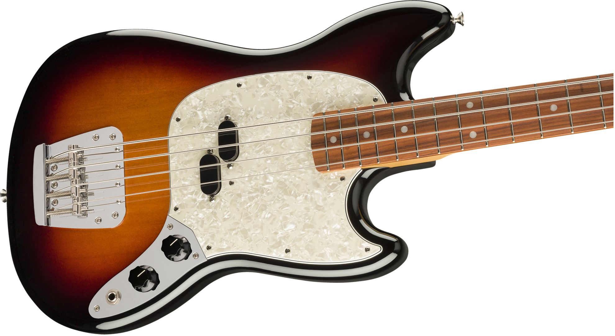 Fender Vintera 60s Mustang Bass Guitar w/Pau Ferro Fretboard - 3 Colour Burst