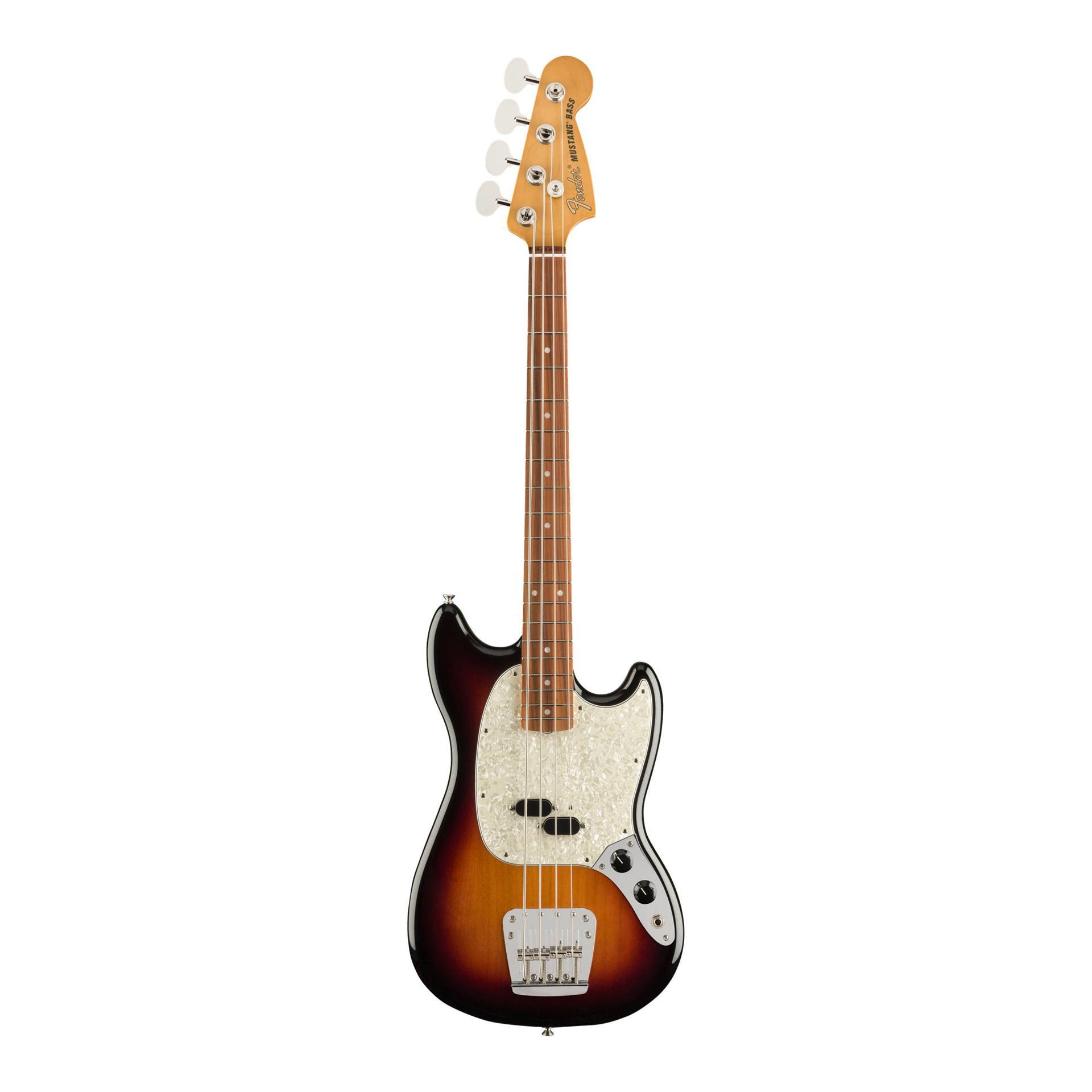 Fender Vintera 60s Mustang Bass Guitar w/Pau Ferro Fretboard - 3 Colour Burst