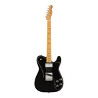 Fender Vintera 70s Telecaster Custom Electric Guitar w/Maple Fretboard - Black
