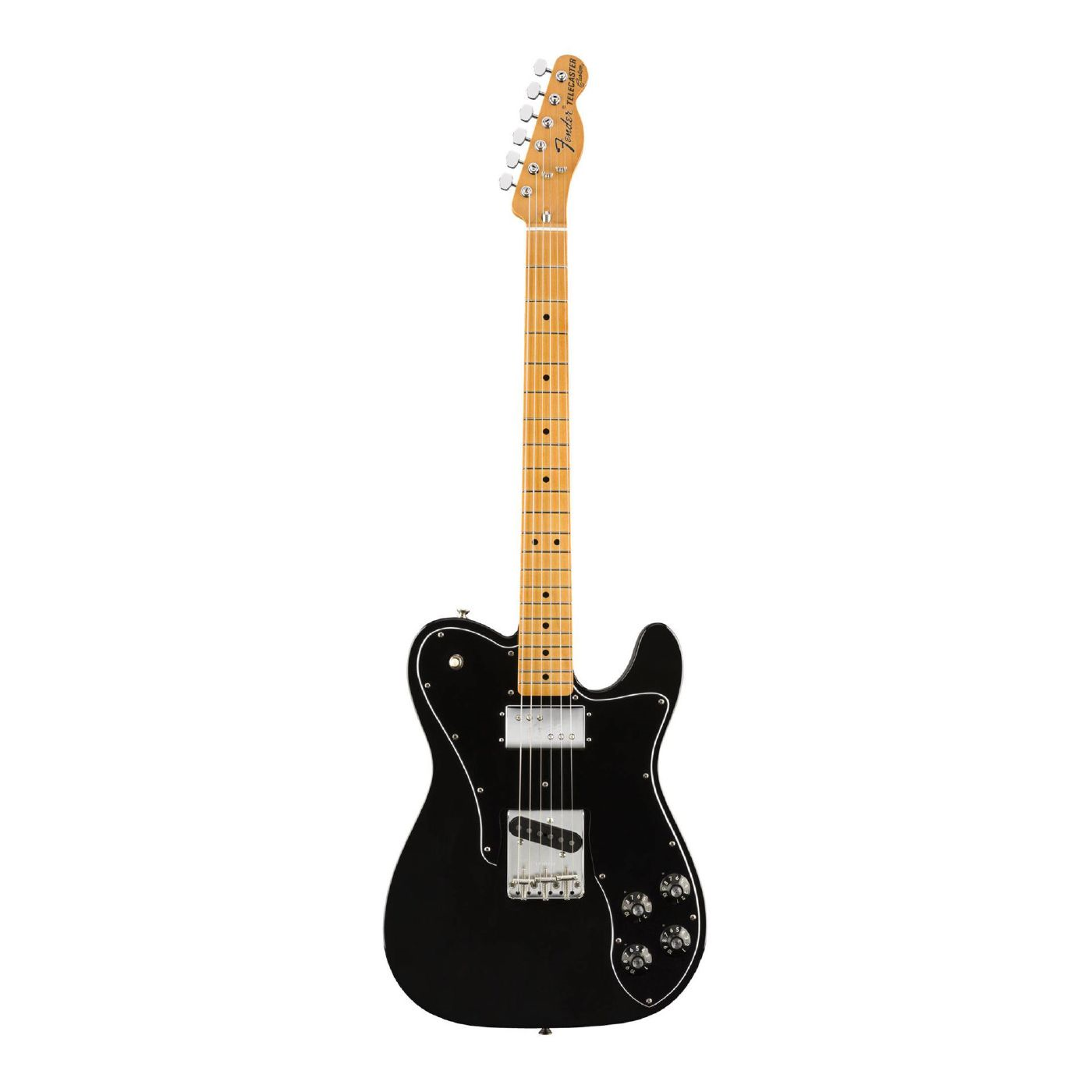 Fender Vintera 70s Telecaster Custom Electric Guitar w/Maple Fretboard - Black