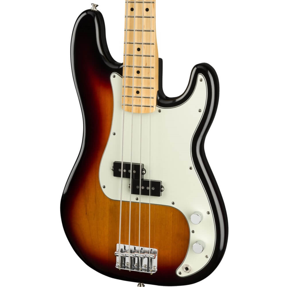 Fender Player Precision Bass Guitar w/Maple Neck - 3-Colour Sunburst