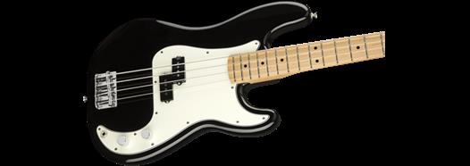 Fender Player Precision Bass Guitar w/Maple Neck - Black