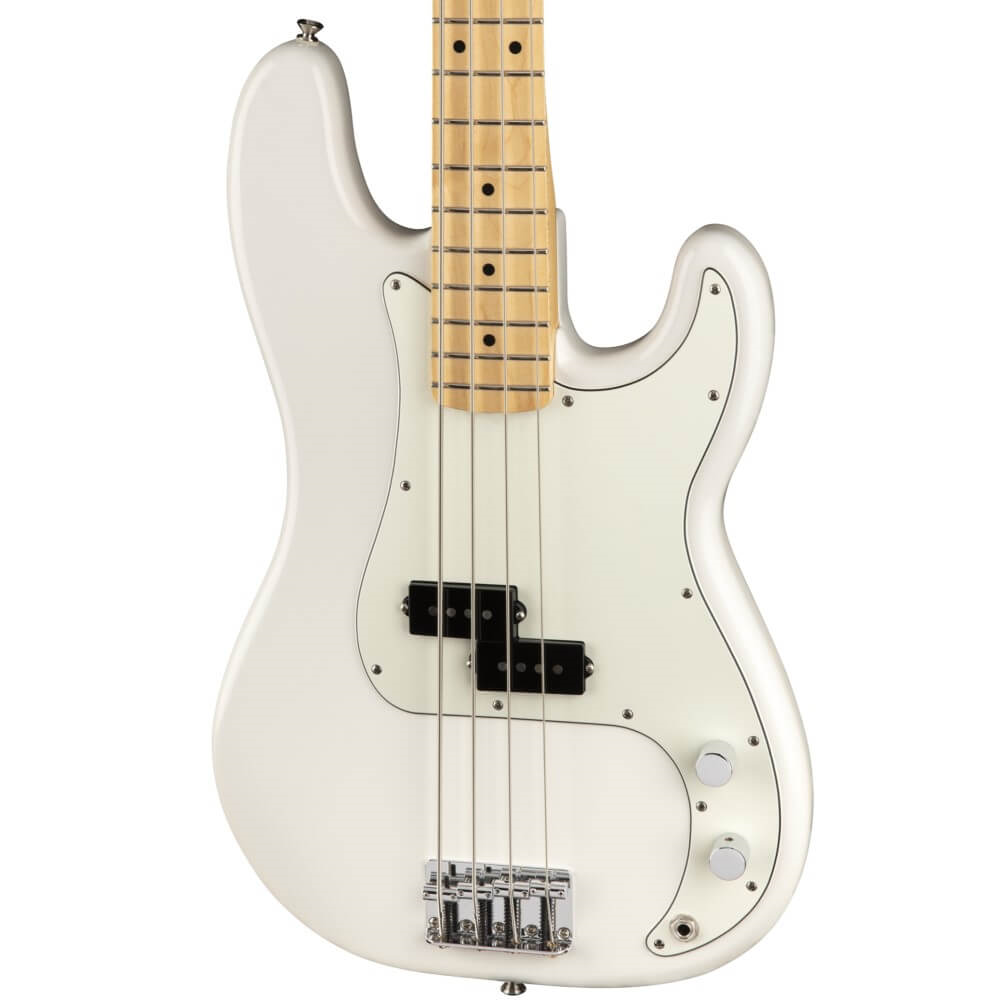 Fender Player Precision Bass Guitar w/Maple Neck - Polar White