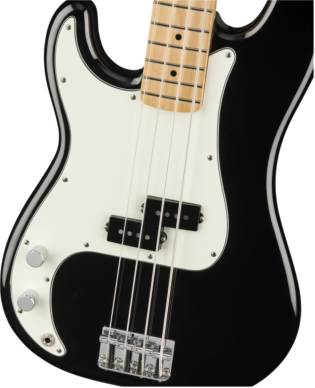 Fender Player Precision Left-Handed Bass Guitar w/Maple Neck - Black