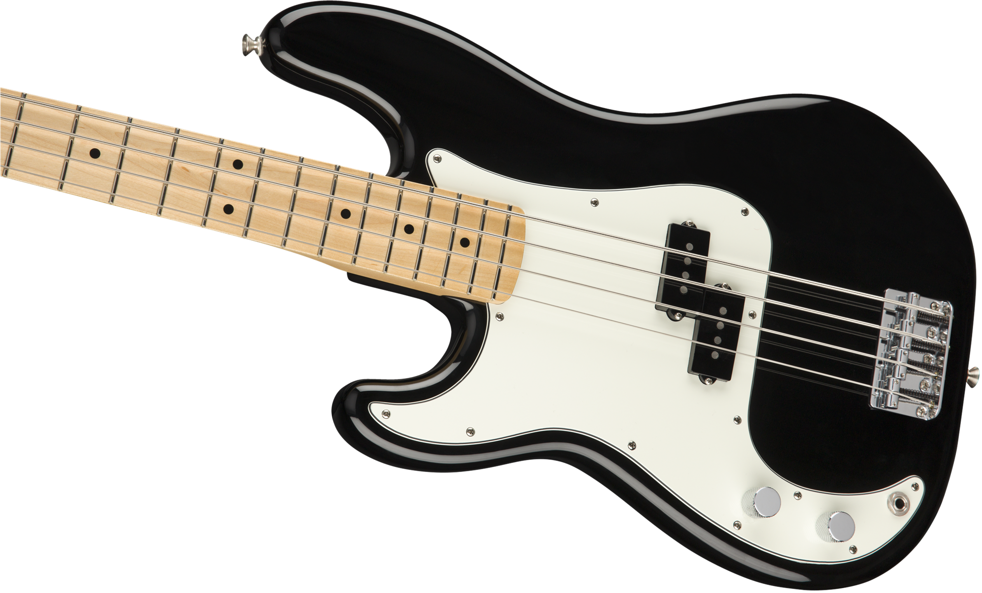 Fender Player Precision Left-Handed Bass Guitar w/Maple Neck - Black