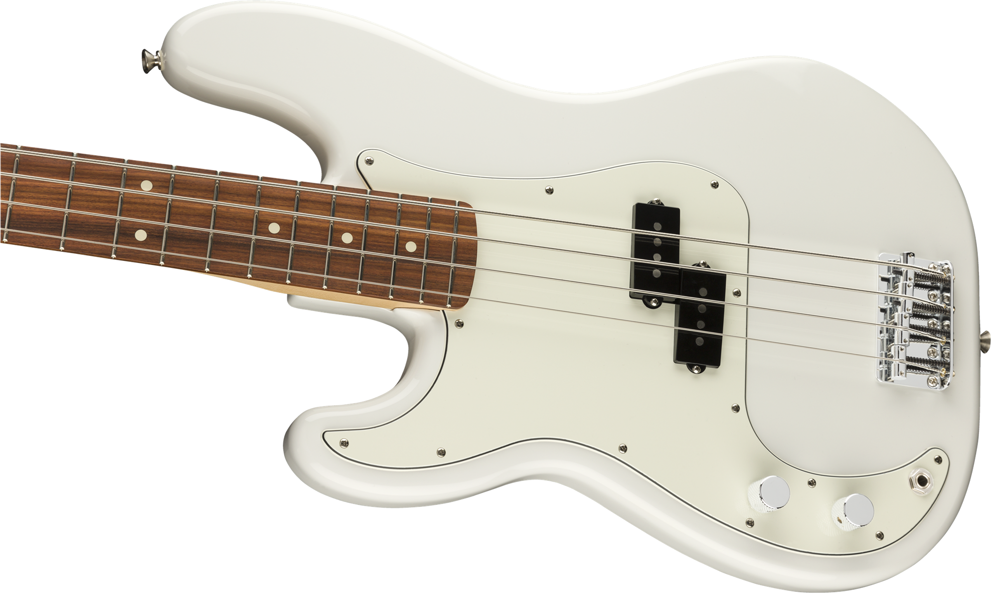 Fender Player Left-Handed Precision Bass w/Pau Ferro Fretboard - Polar White