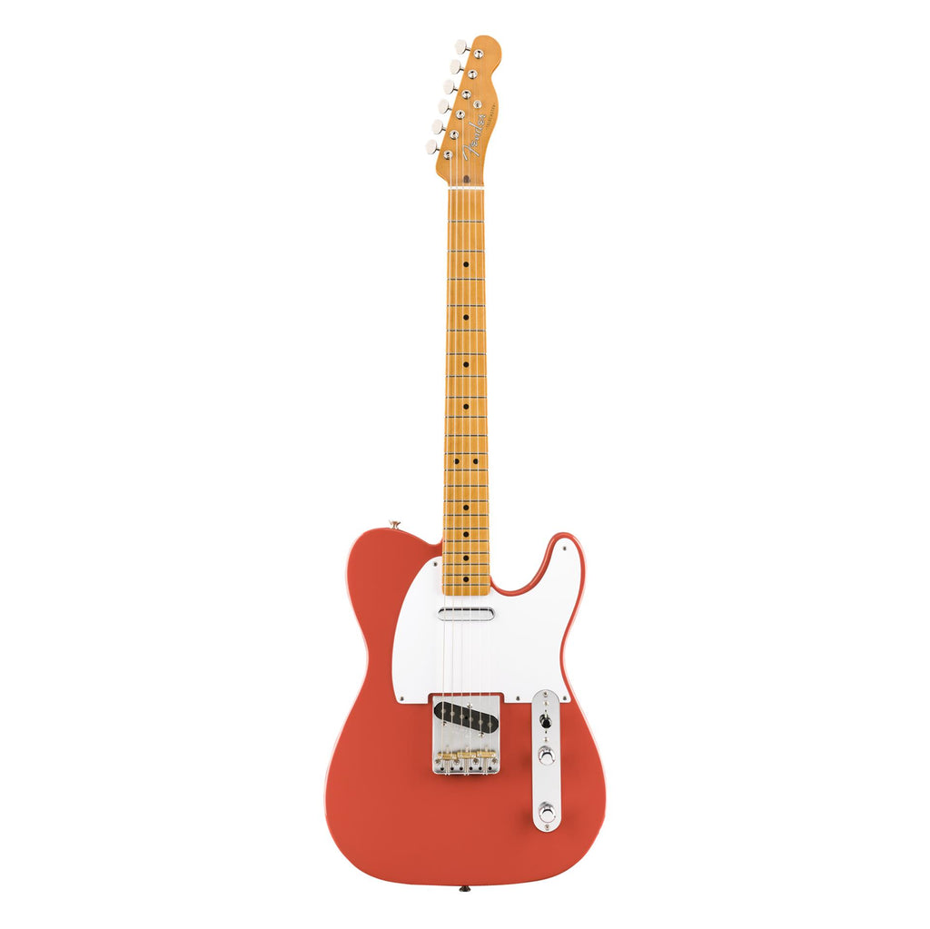 Fender Vintera 50s Telecaster Electric Guitar w/Maple Fretboard - Fiesta Red