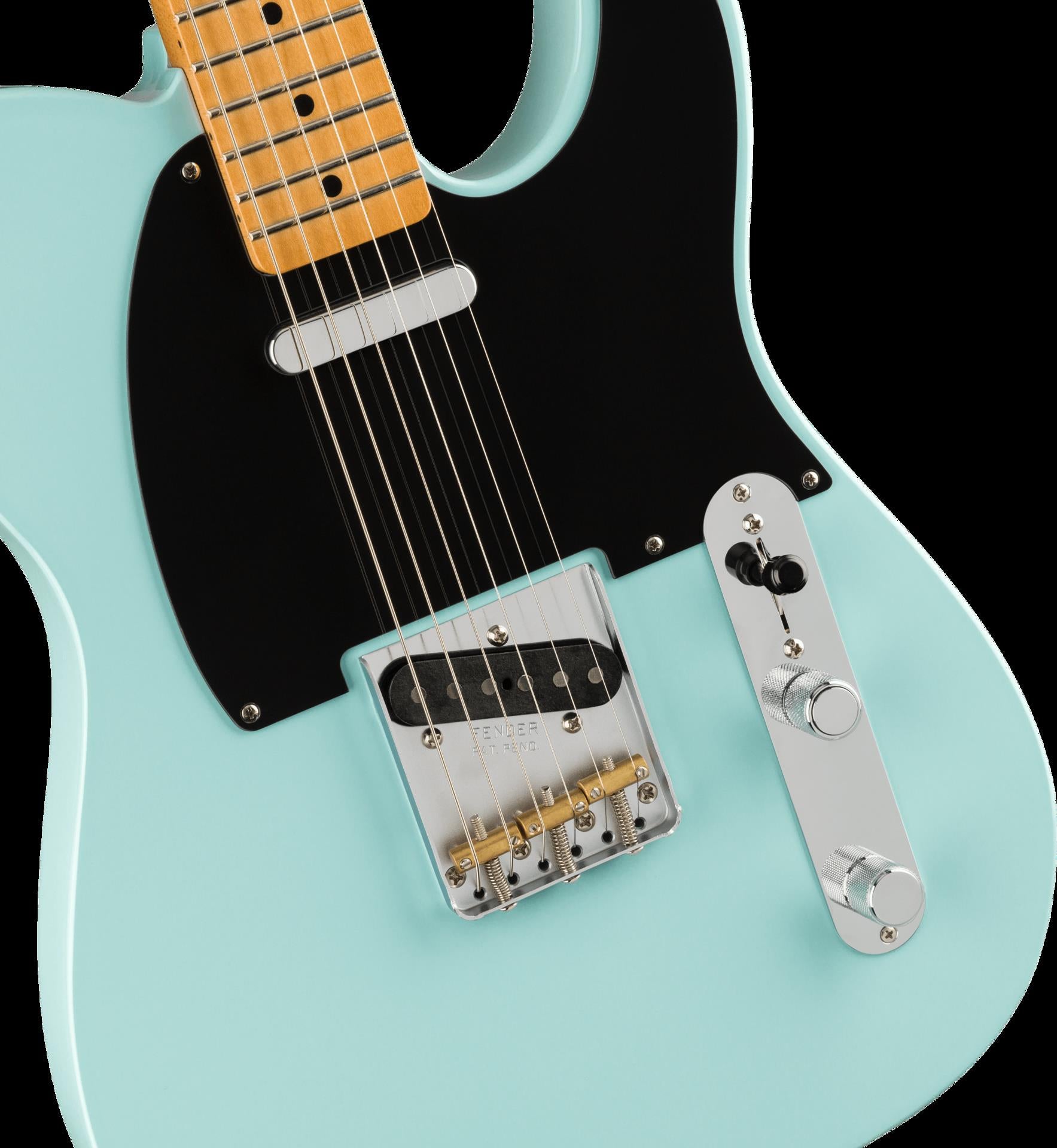 Fender Vintera 50s Telecaster Modified Electric Guitar w/Maple Fretboard - Daphne Blue