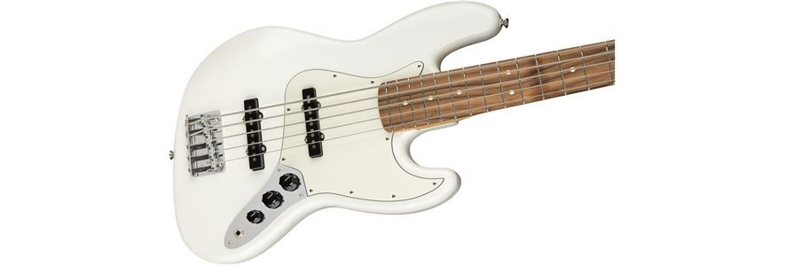 Fender Player Jazz Bass V w/Pau Ferro Fretboard - Polar White