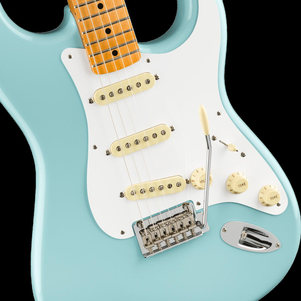 Fender Vintera 50s Stratocaster Modified Electric Guitar w/Maple Fretboard - Daphne Blue