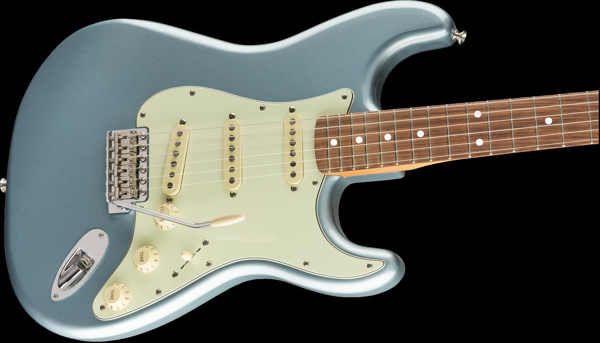 Fender Vintera 60s Stratocaster Electric Guitar w/Pau Ferro Fretboard - Ice Blue Metallic