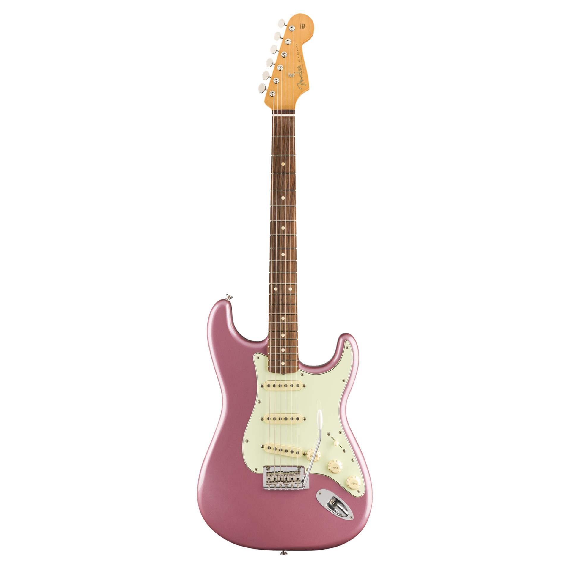 Fender Vintera 60s Stratocaster Modified Guitar w/Pau Ferro Fretboard - Burgundy Mist Metallic