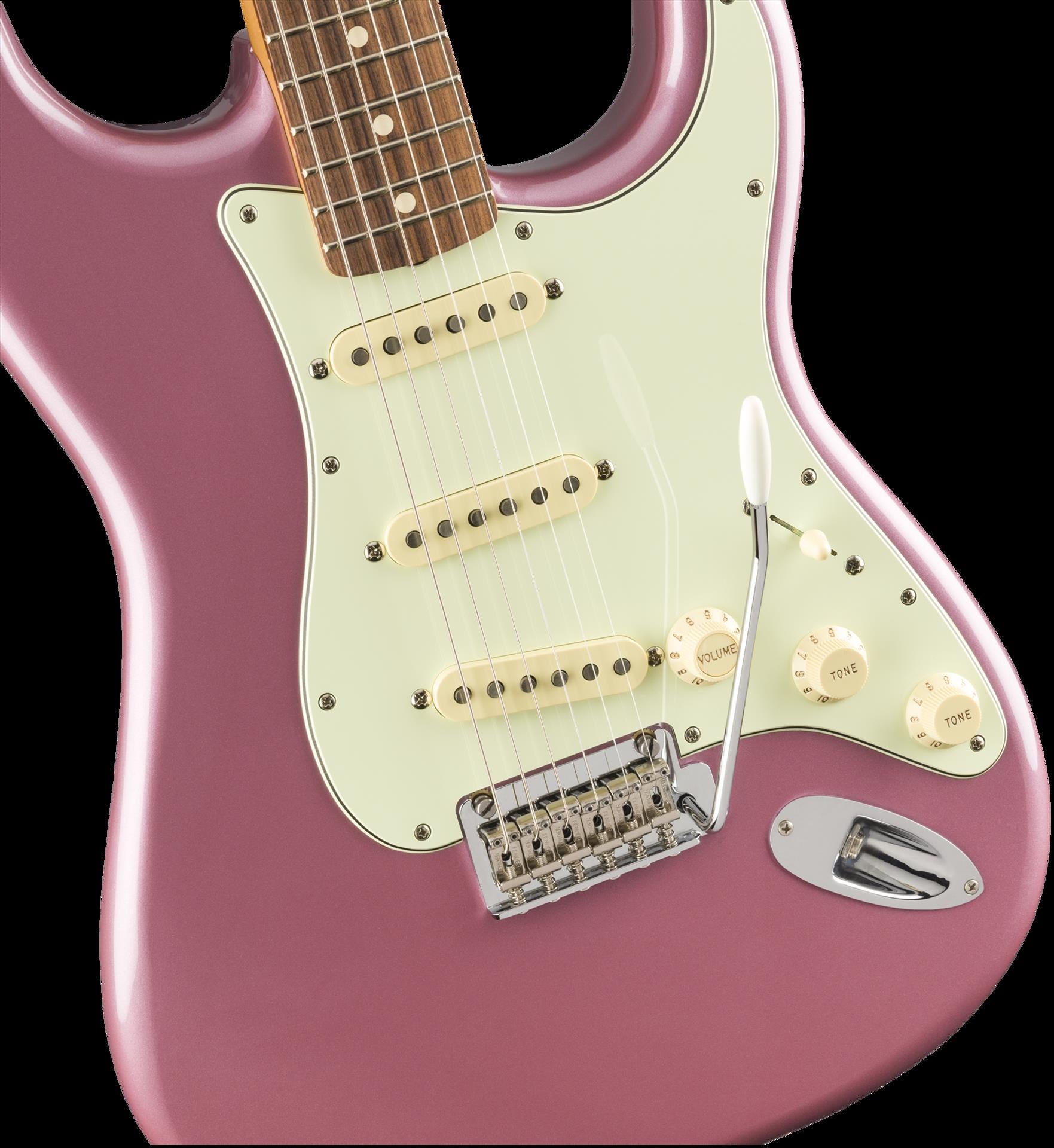 Fender Vintera 60s Stratocaster Modified Guitar w/Pau Ferro Fretboard - Burgundy Mist Metallic