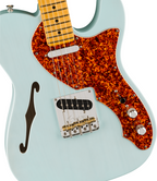 Fender Limited American Professional II Telecaster Thinline, Maple Fingerboard, Transparent Daphne Blue