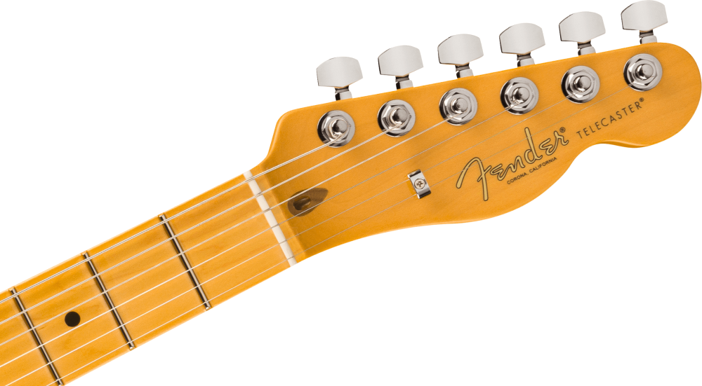 Fender Limited American Professional II Telecaster Thinline, Maple Fingerboard, Transparent Daphne Blue