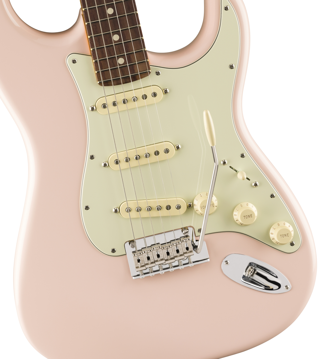 Fender Dealer Exclusive American Professional II Stratocaster RW in Shell Pink