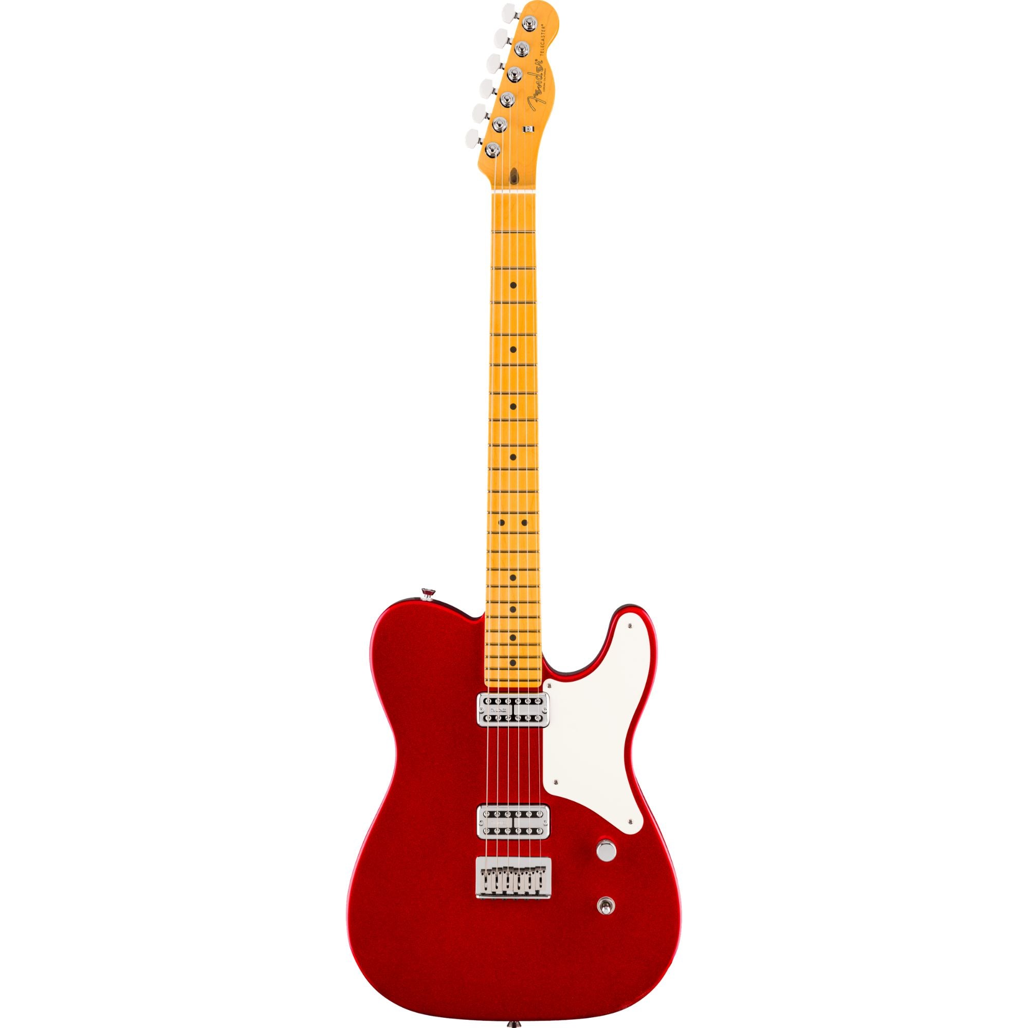 Fender 75th Anniversary American Professional Classic Cabronita Telecaster electric guitar with maple fingerboard in Candy Apple Red.
