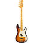 Fender 75th Anniversary American Professional II PJ Bass guitar with rosewood fingerboard and 2-color sunburst finish.
