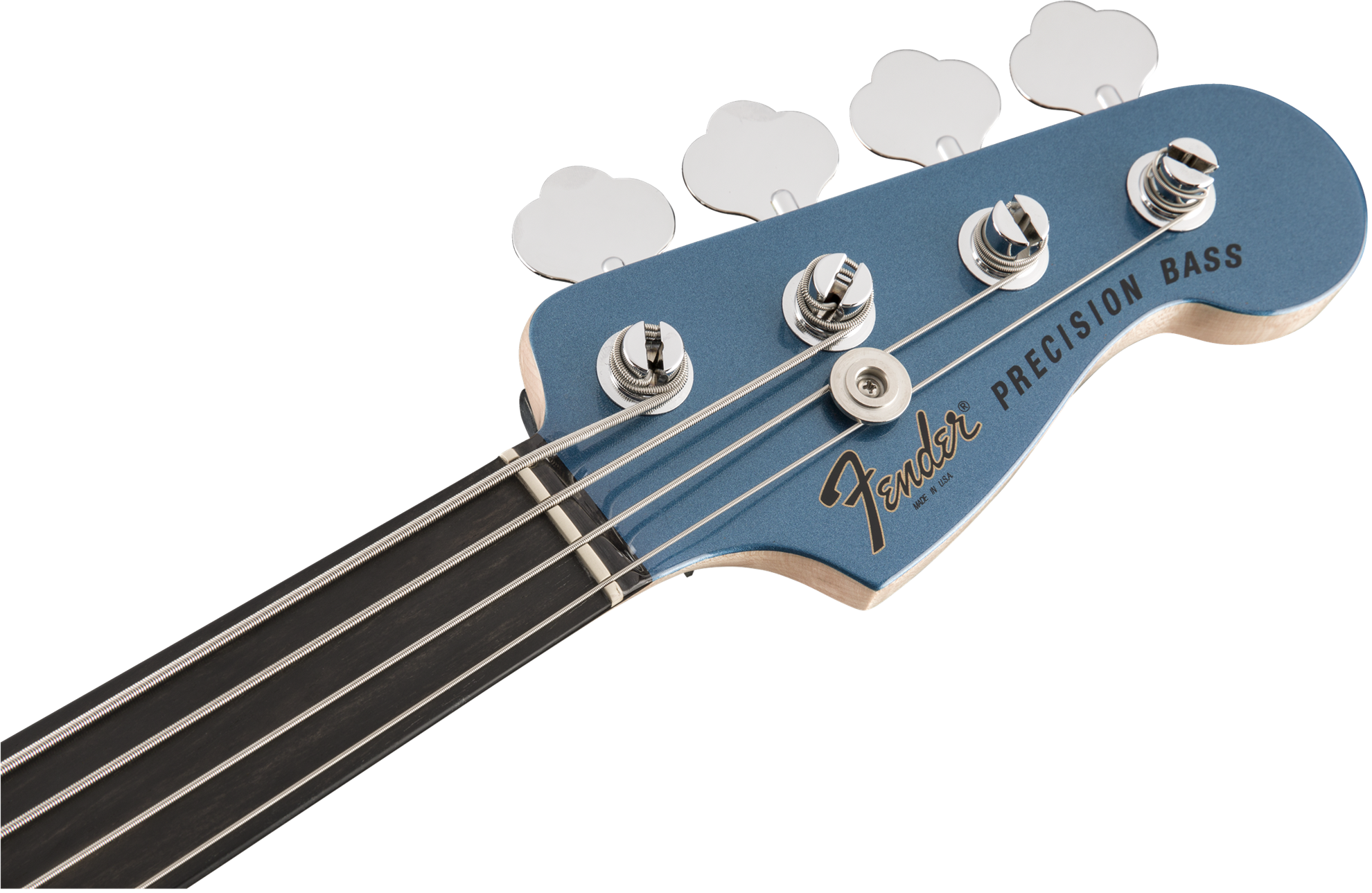 Fender Tony Franklin Fretless P Bass Guitar w/Ebony Fretboard - Lake Placid Blue