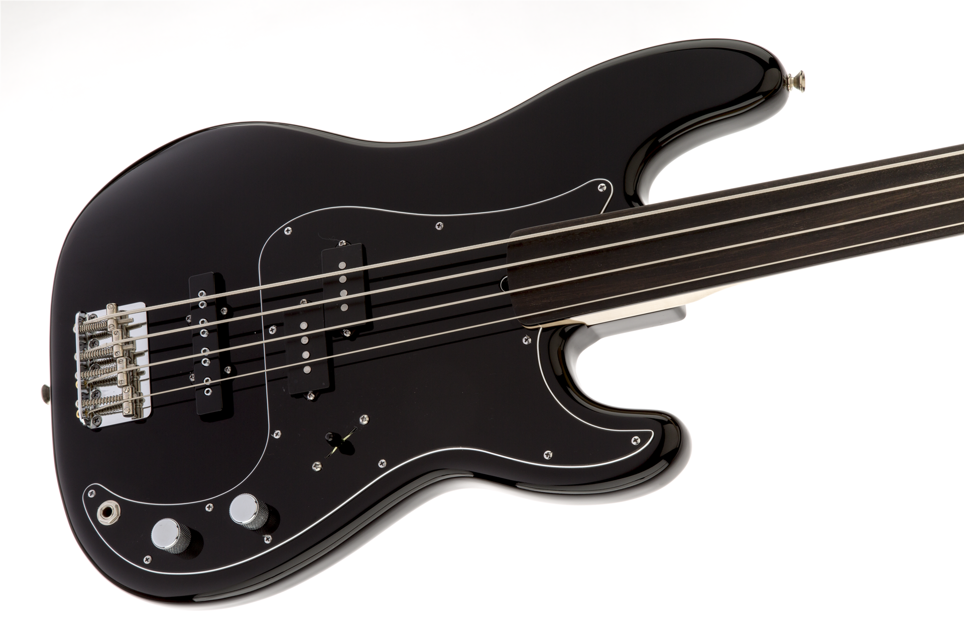 Fender Tony Franklin Fretless P Bass w/Ebony Fretboard - Black