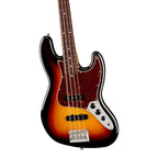 Fender American Pro Jazz Bass RW in 3-Color Sunburst finish, electric bass guitar with rosewood fingerboard and modern hardware.