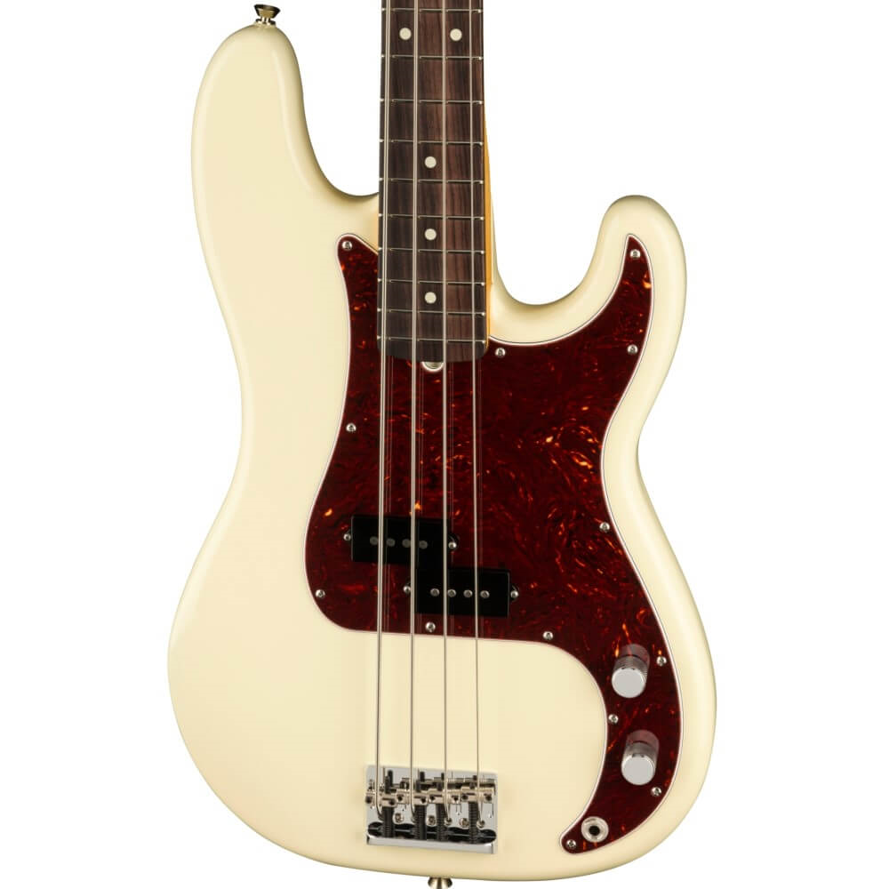 Fender American Professional II P Bass Guitar w/Rosewood Fretboard - Olympic White