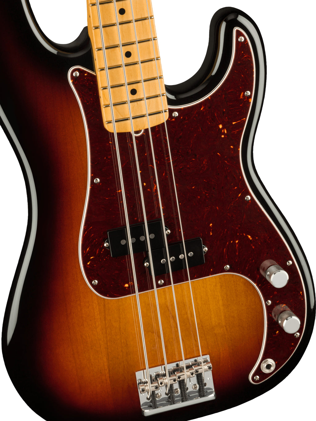 Fender American Professional II P Bass Guitar w/Maple Fretboard - 3 Colour Burst