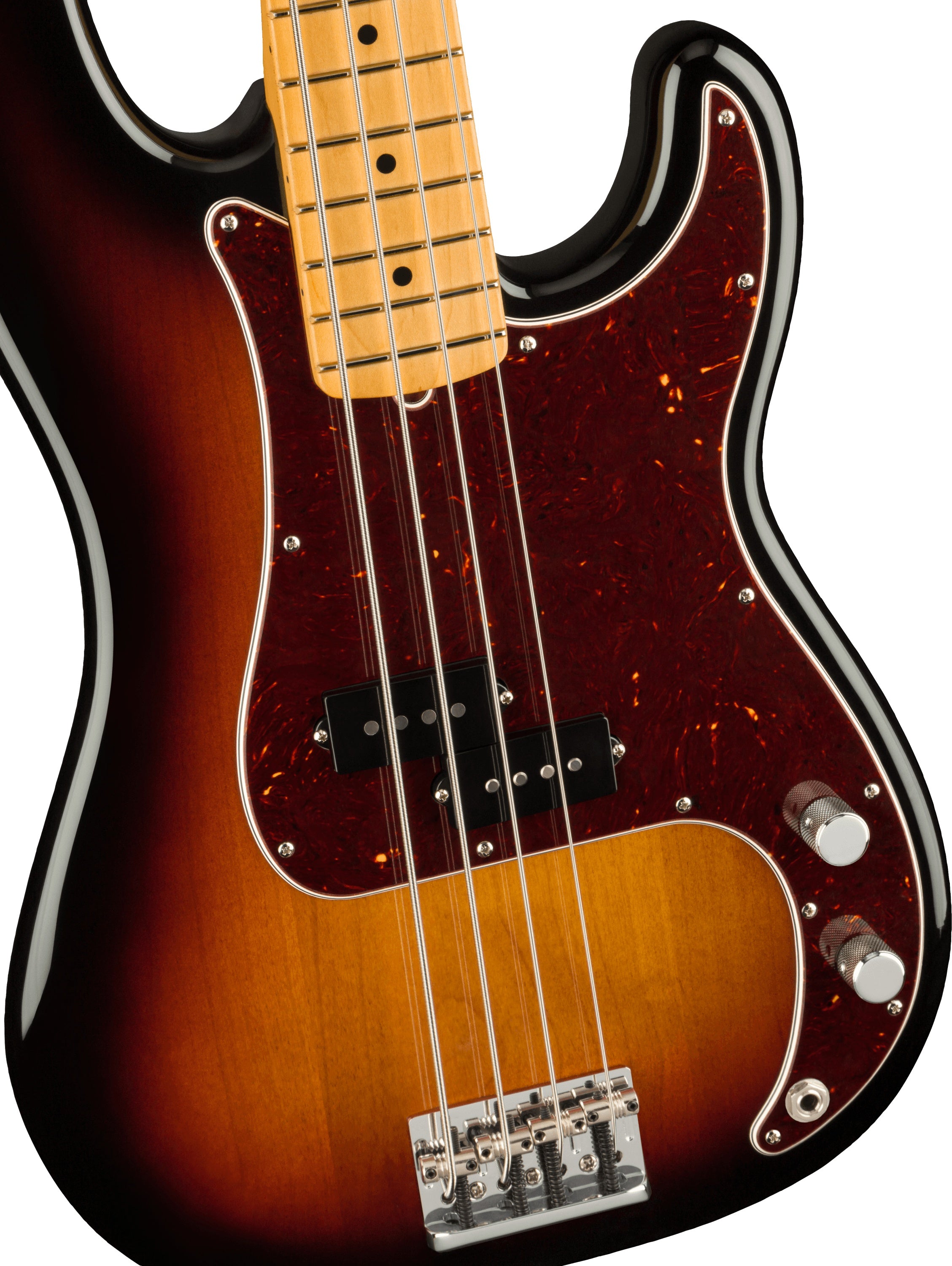 Fender American Professional II P Bass Guitar w/Maple Fretboard - 3 Colour Burst