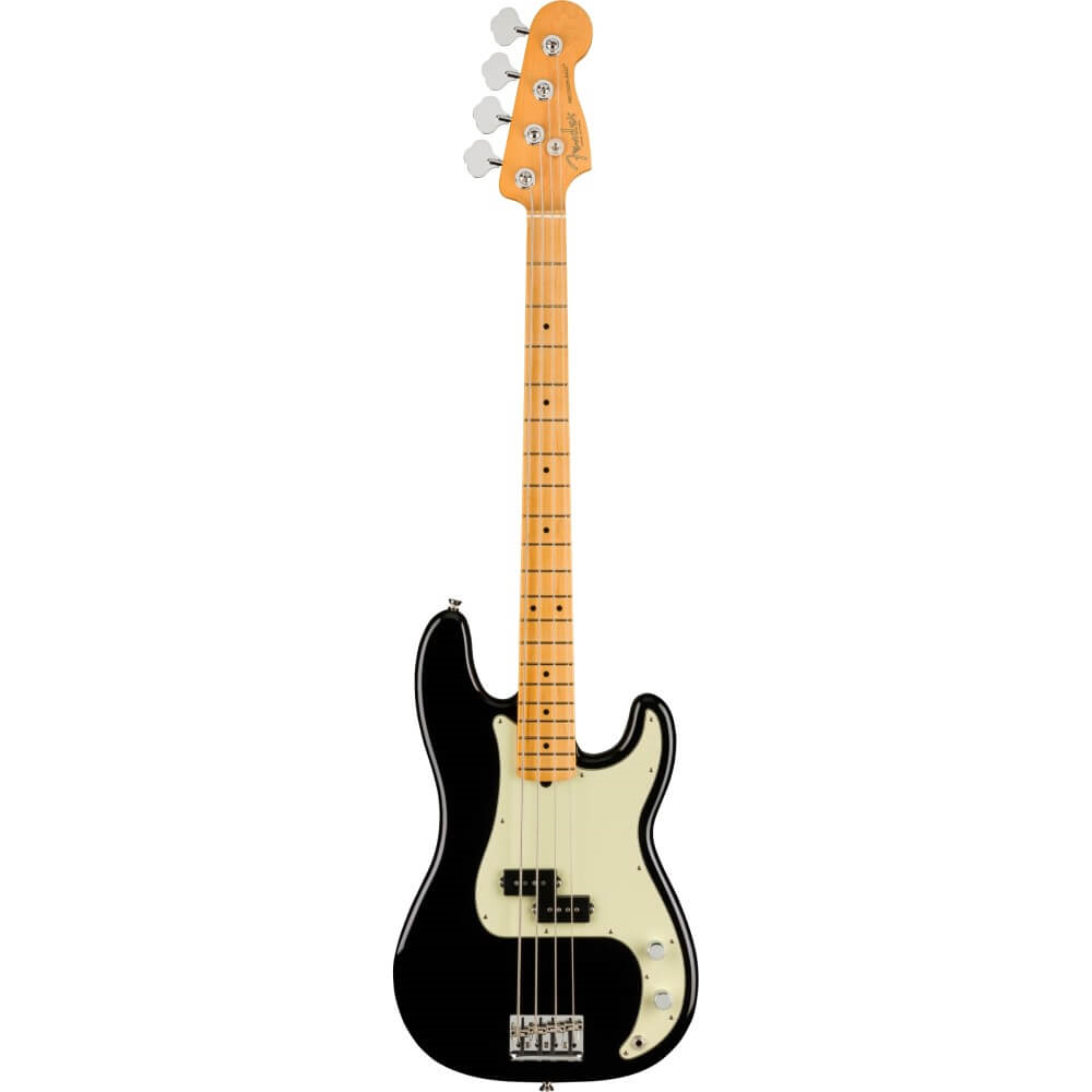 Fender American Professional II Precision Bass Guitar w/Maple Fretboard - Black