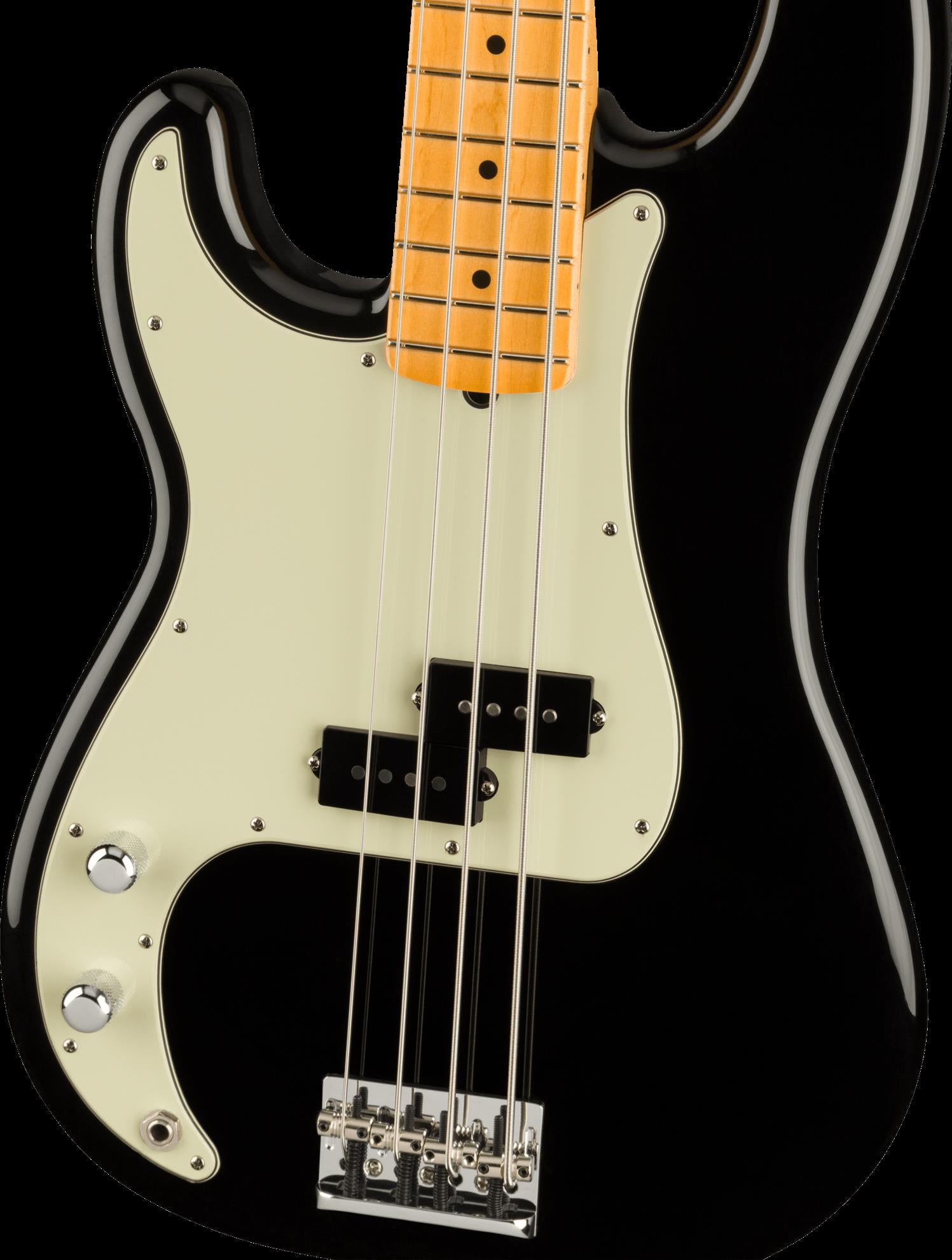 Fender American Professional II P Bass Guitar LH w/Maple Fretboard - Black