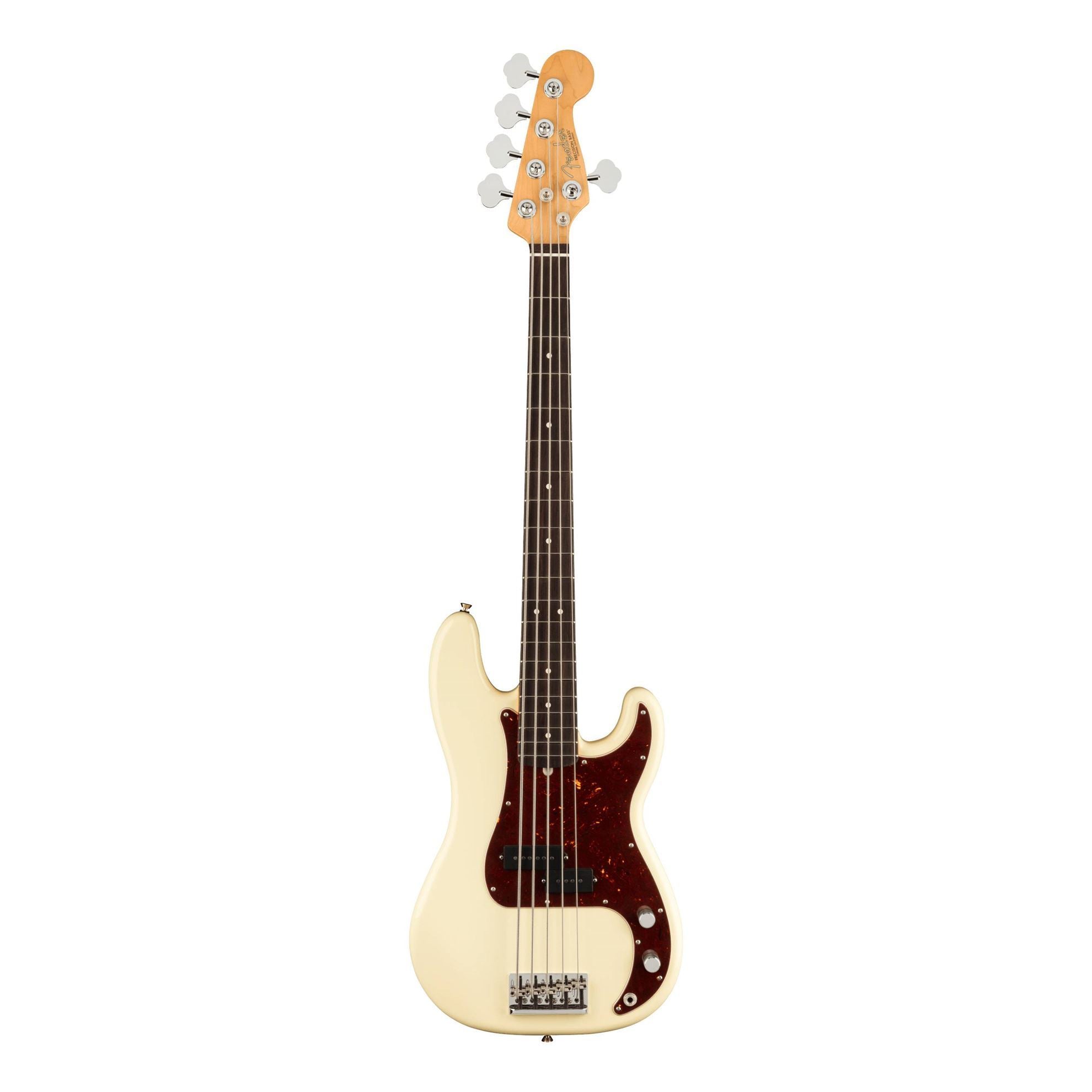 Fender American Professional II P Bass V w/Rosewood Fretboard - Olympic White