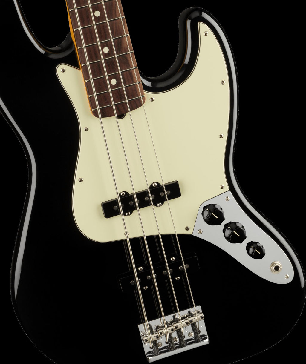 Fender American Professional II Jazz Bass Guitar w/Rosewood Fretboard - Black