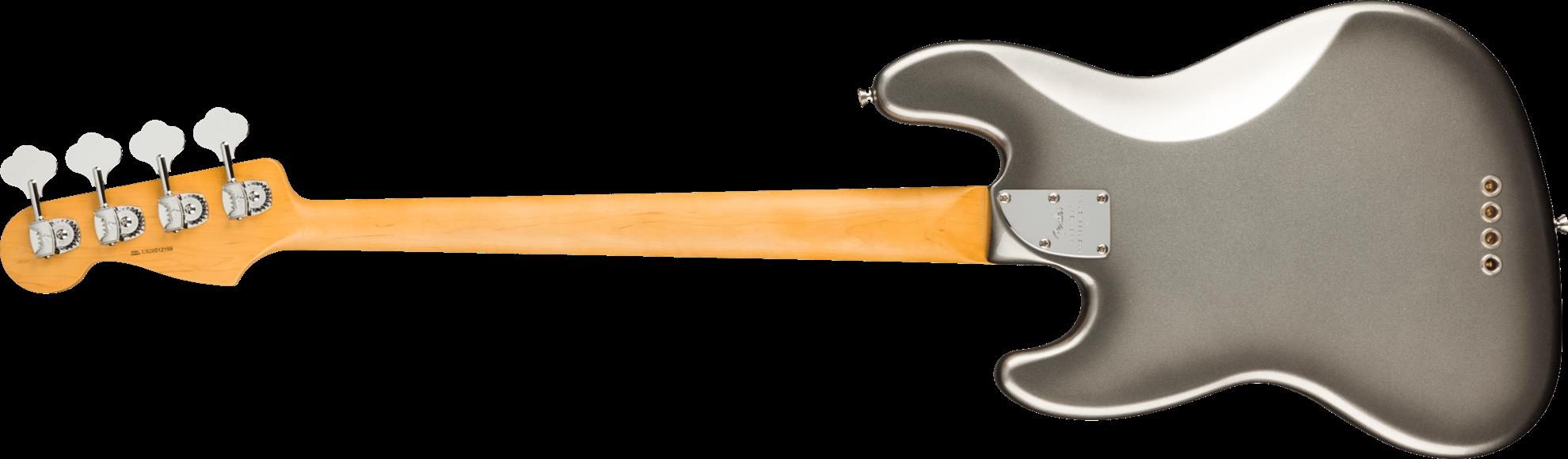 Fender American Professional II Jazz Bass Guitar w/Rosewood Fretboard - Mercury