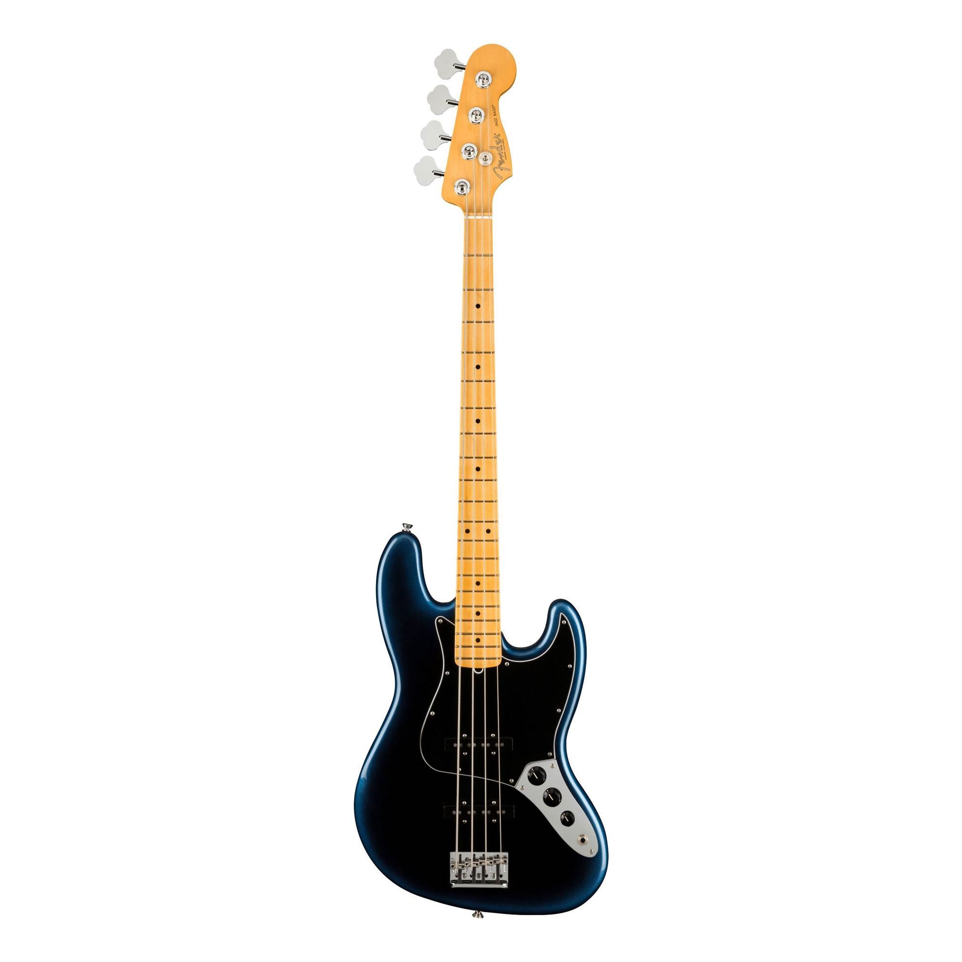 Fender American Professional II Jazz Bass Guitar w/Maple Fretboard - Dark Night