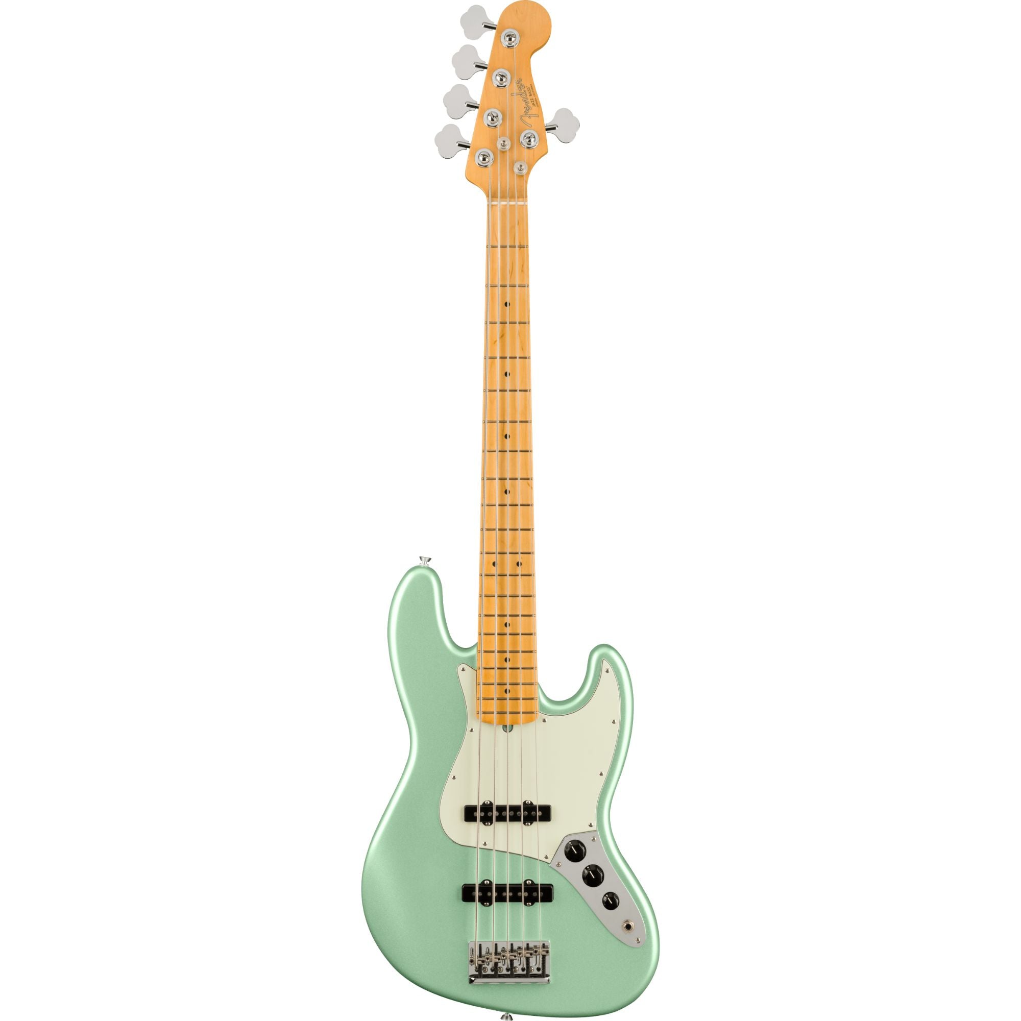 Fender American Professional II Jazz Bass V w/Maple Fretboard - Mystic Surf Green