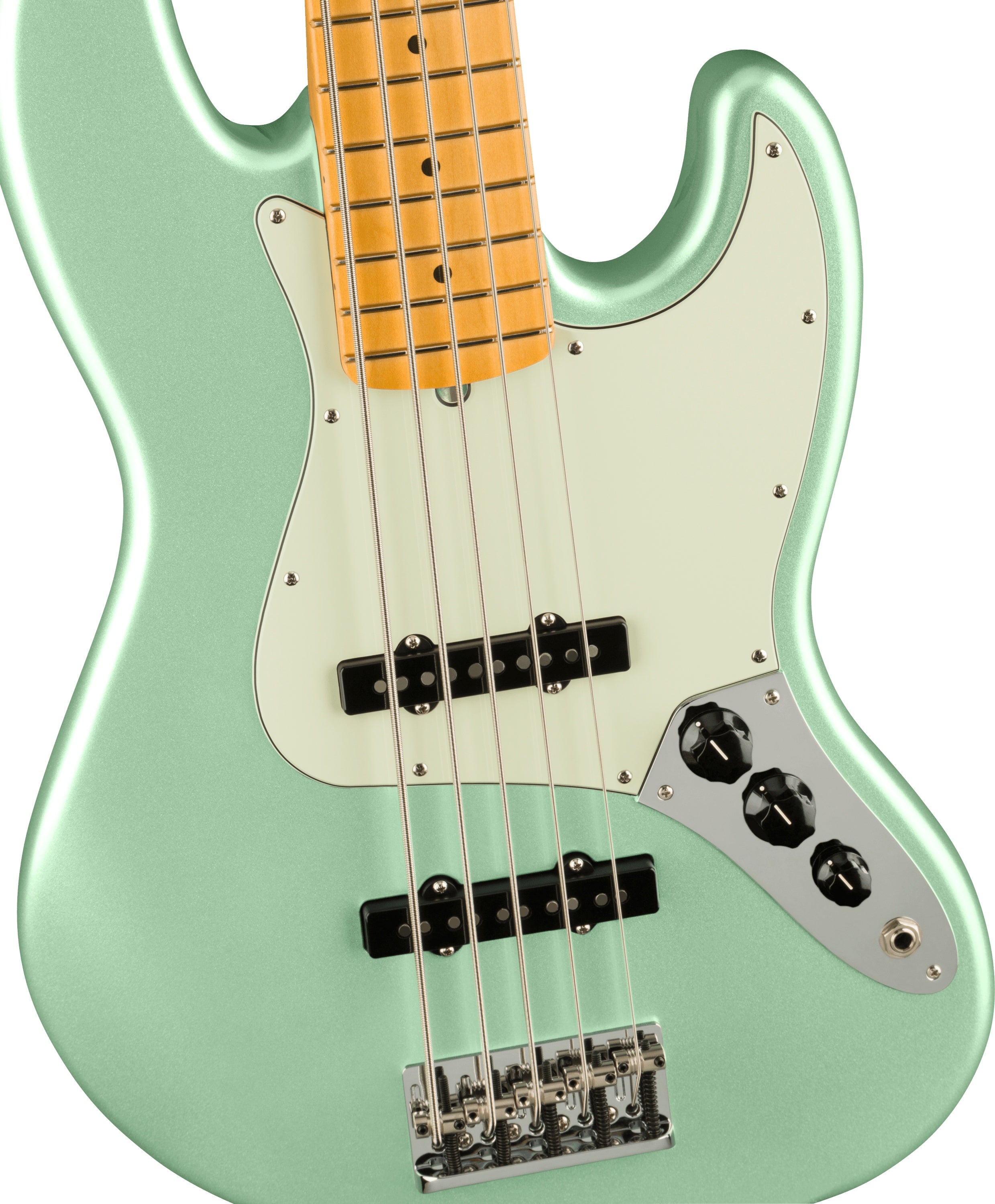 Fender American Professional II Jazz Bass V w/Maple Fretboard - Mystic Surf Green