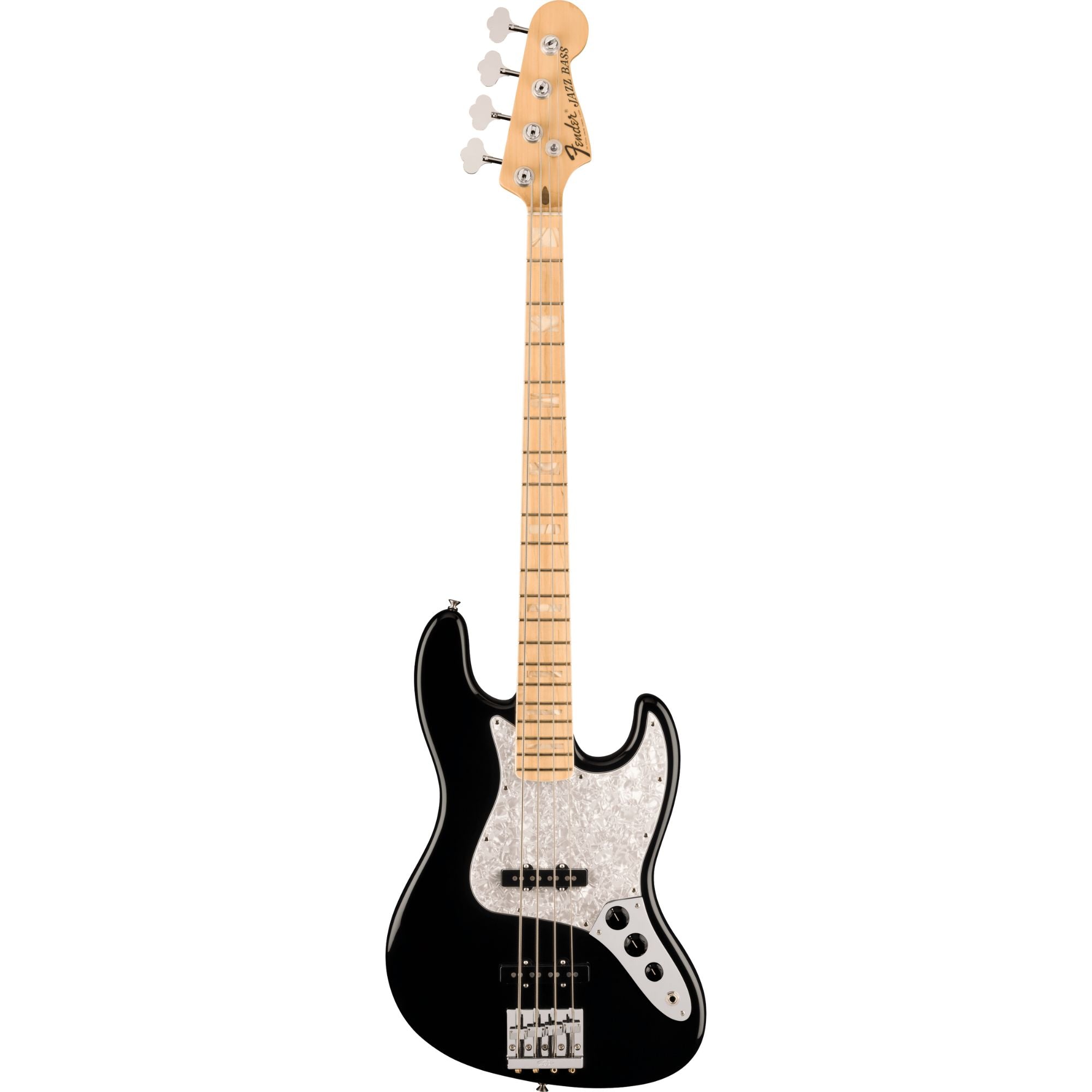 Fender U.S.A. Geddy Lee Jazz Bass w/Maple Fretboard - Black